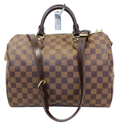 louis vuitton speedy damier ebene 30 vs 35|louis vuitton damier ebene original.